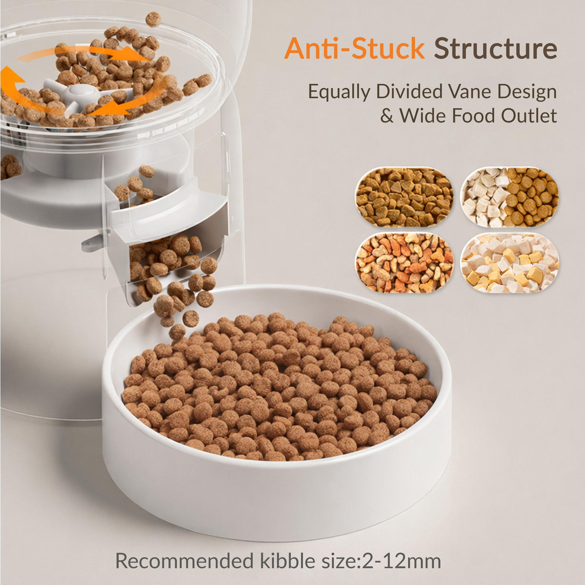 3L Automatic Smart Pet Feeder 2.4G Wifi App Controlled Timed Quantitative Dry Food Dispenser for Cat Dog Small Pets Airtight Lid Dual Power Supply